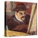 Maurice Utrillo in Front of His Easel-Suzanne Valadon-Premier Image Canvas