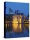 Mauritshuis at Night, Lake Hof Vijver, Den Haag, the Hague, Holland (The Netherlands)-Gary Cook-Premier Image Canvas