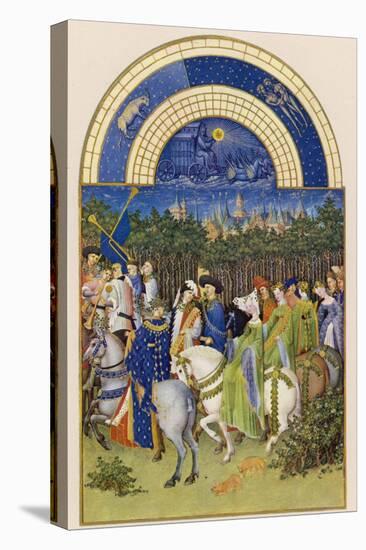 May Celebrating May Day Near the Town of Riom in the Auvergne-Pol De Limbourg-Premier Image Canvas