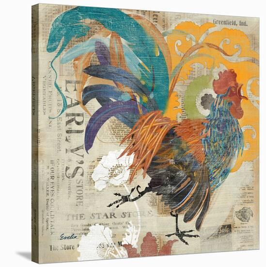 May Rooster-null-Stretched Canvas