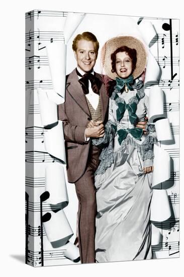 MAYTIME, from left: Nelson Eddy, Jeanette MacDonald, 1937-null-Stretched Canvas