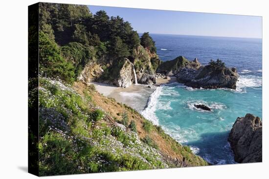 Mc Way Creek Falls, Big Sur, California-George Oze-Premier Image Canvas