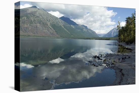 Mcdonald Lake, Glacier National Park, Montana, Usa-Natalie Tepper-Stretched Canvas