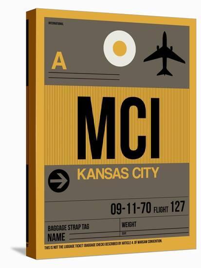 MCI Kansas City Luggage Tag 1-NaxArt-Stretched Canvas