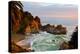 Mcway Falls in Big Sur at Sunset, California-Andy777-Premier Image Canvas