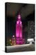 Mdc Freedom Tower at Night, Illumination in Pink, Biscayne Boulevard, Miami Downtown, Miami-Axel Schmies-Premier Image Canvas