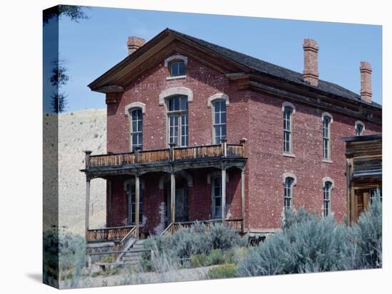 Meade Hotel, Bannack Ghost Town, Montana, USA-null-Premier Image Canvas