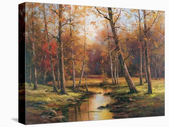 Meadow Stream-Unknown Chiu-Stretched Canvas