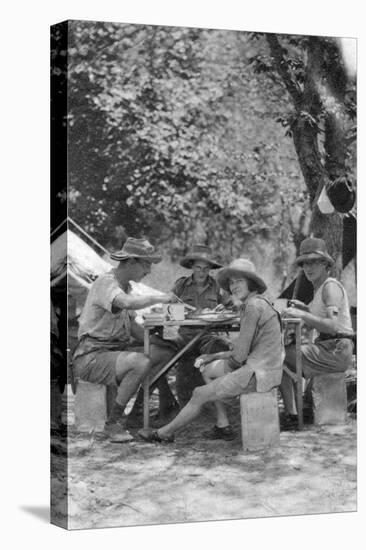 Meal Time, Livingstone to Broken Hill, Northern Rhodesia, 1925-Thomas A Glover-Premier Image Canvas