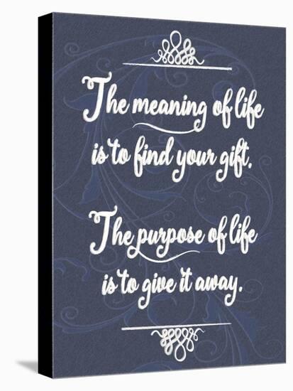 Meaning of Life Distresed 1-Leslie Wing-Premier Image Canvas