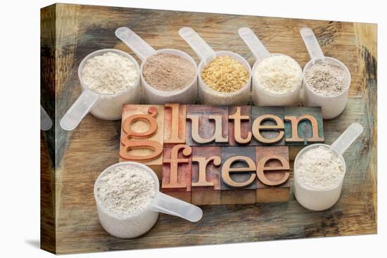 Measuring Scoops of Gluten Free Flours-PixelsAway-Premier Image Canvas