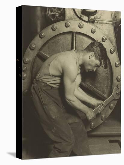 Mechanic and Steam Pump, 1921-Lewis Wickes Hine-Premier Image Canvas