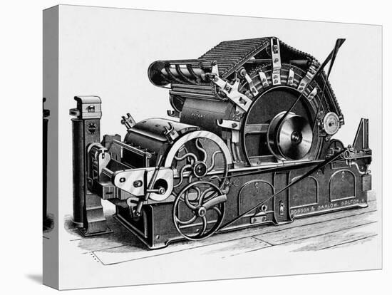 Mechanical Printing Press-null-Premier Image Canvas