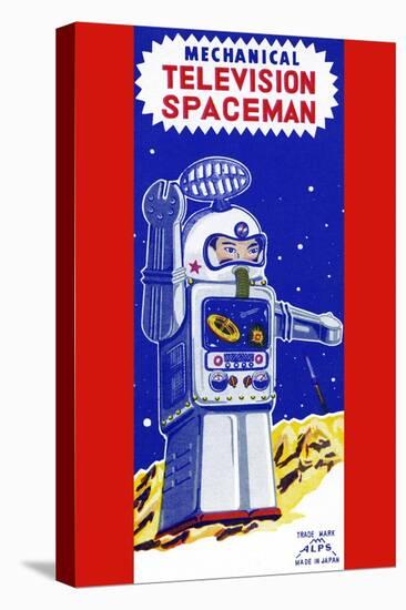 Mechanical Television Spaceman-null-Stretched Canvas