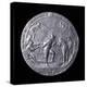 Medal Showing Henry Hudson Ascending the Hudson River to Albany in 1609-null-Premier Image Canvas