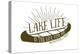 Medford Lakes, New Jersey - Lake Life (Canoe)-Lantern Press-Stretched Canvas