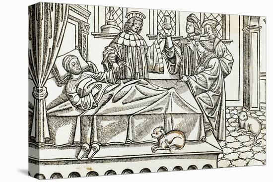 Medical History, Doctors with a Patient,, 16th Century-null-Premier Image Canvas
