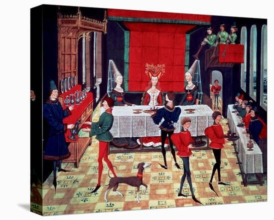 Medieval Banquet for the Queen-null-Stretched Canvas