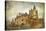 Medieval Castle Alcazar, Segovia,Spain- Picture In Paintig Style-Maugli-l-Stretched Canvas