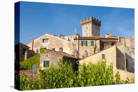 Medieval Fortress, Capalbio, Grosseto Province, Tuscany, Italy-Nico Tondini-Premier Image Canvas