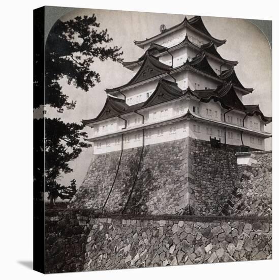 Medieval Moated Castle of Japanese Princes, Occasionally Used by the Mikado Nagoya, Japan, 1896-Underwood & Underwood-Premier Image Canvas