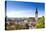 Medieval Town Walls and Spire of St-Nico Tondini-Premier Image Canvas