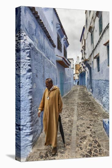Medina, old town, Chefchaouen, Chaouen, Morocco-Ian Trower-Premier Image Canvas