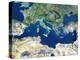 Mediterranean Basin, Satellite Image-PLANETOBSERVER-Premier Image Canvas