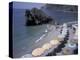 Mediterranean Beach in Cinque Terre, Liguria, Italy,-David Barnes-Premier Image Canvas