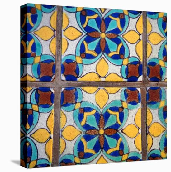 Mediterranean Damask II-Nicole Katano-Stretched Canvas