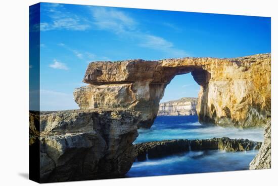 Mediterranean Europe, Malta, Gozo Island, Dwerja Bay, the Azure Window Natural Arch-Christian Kober-Premier Image Canvas