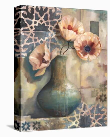 Mediterranean Poppies III-Louise Montillio-Stretched Canvas