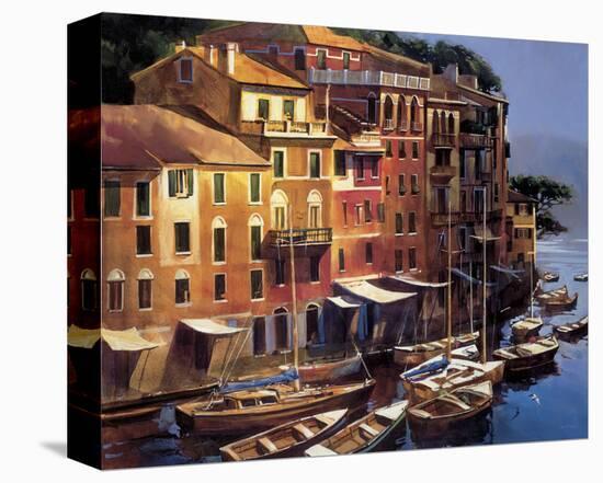 Mediterranean Port-Michael O'Toole-Stretched Canvas