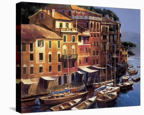 Mediterranean Port-Michael O'Toole-Stretched Canvas