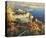 Mediterranean Seascape-Peter Bell-Stretched Canvas