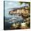 Mediterranean Yacht Harbor-Peter Bell-Stretched Canvas
