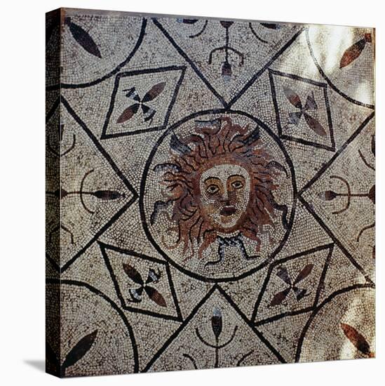 Medusa, Roman Mosaic from the House of Orpheus, 3rd Century Ad-Roman-Premier Image Canvas