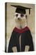 Meerkat in Mortar Board and Gown-null-Premier Image Canvas