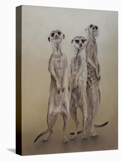 Meerkats, 2014-Odile Kidd-Premier Image Canvas