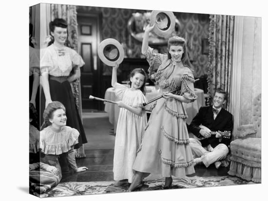 Meet Me In St. Louis, Margaret O'Brien, Judy Garland, 1944-null-Stretched Canvas