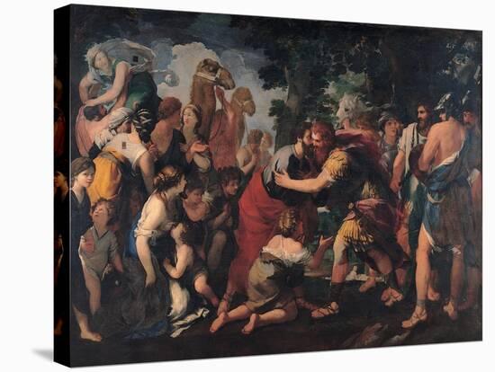 Meeting Between Esau and Jacob, 1636-1641-Giovanni Maria Bottala-Premier Image Canvas