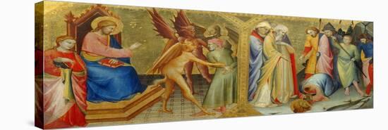 Meeting Between Saints James and Hermogenes-Lorenzo Monaco-Premier Image Canvas