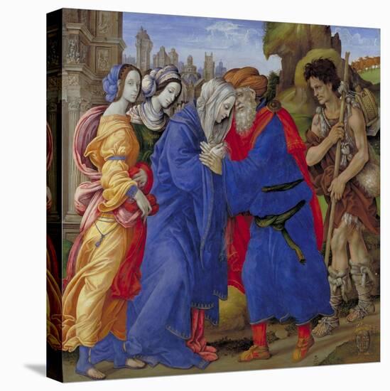 Meeting of Saints Joachim and Anne at the Golden Gate, 1497-Filippino Lippi-Premier Image Canvas