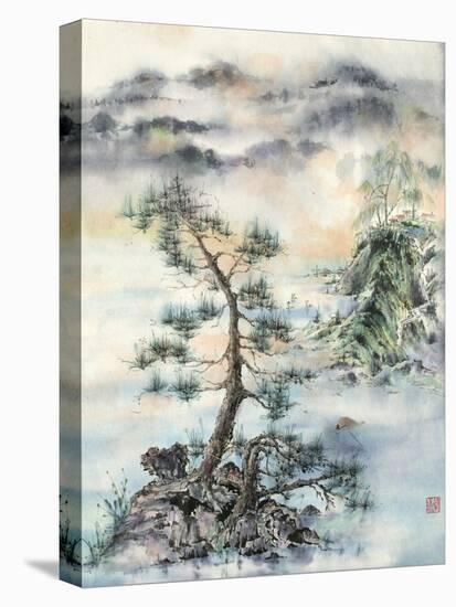 Meeting of the Wind, Nature & Man-Nan Rae-Stretched Canvas