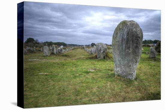 Megalithic Stones in the Menec Alignment at Carnac, Brittany, France, Europe-Rob Cousins-Premier Image Canvas