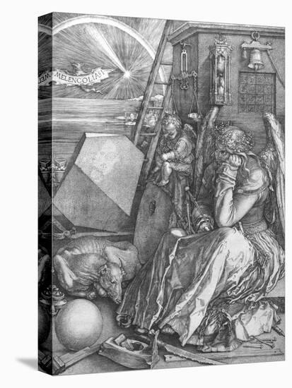 Melancolia, engraving, 1514-Albrecht Dürer-Premier Image Canvas