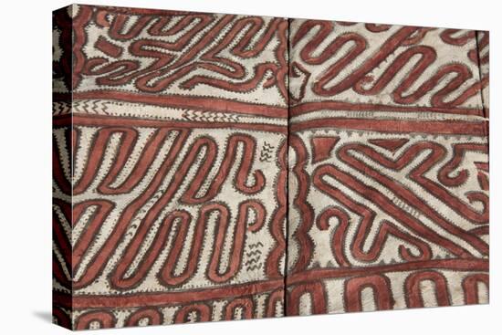 Melanesia, Papua New Guinea, Tufi. Traditional Handmade Tapa Cloth-Cindy Miller Hopkins-Premier Image Canvas