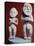 Melanesian male and female ancestor figures-Unknown-Premier Image Canvas