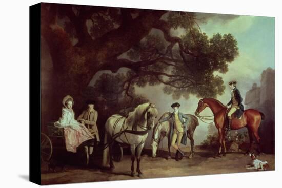 Melbourne and Milbanke Families-George Stubbs-Premier Image Canvas