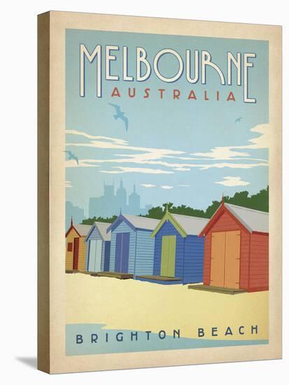 Melbourne, Australia: Brighton Beach-Anderson Design Group-Stretched Canvas